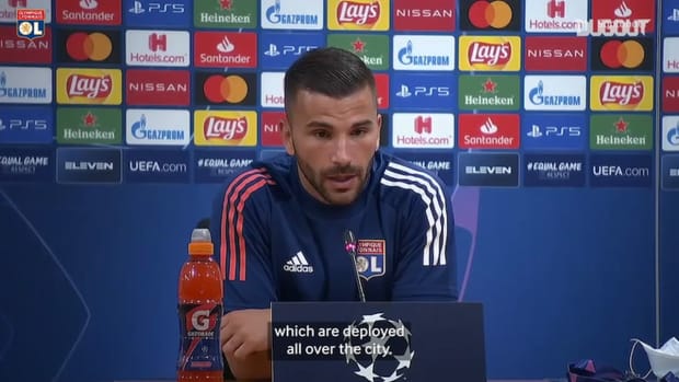 Anthony Lopes reaction before Bayern Munich